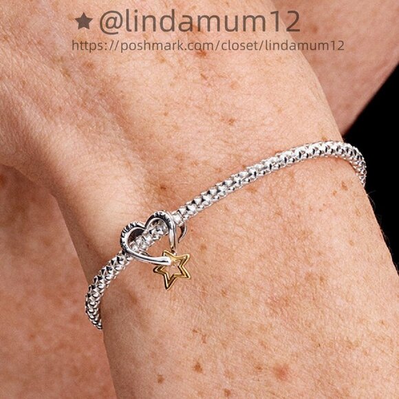 Pandora Lucky Star & Heart Charm - Picture 4 of 6